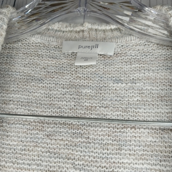 Pure Jill Open Front Cozy Long Cardigan Sweater - Picture 4 of 14